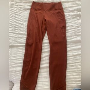 Burnt orange leggings